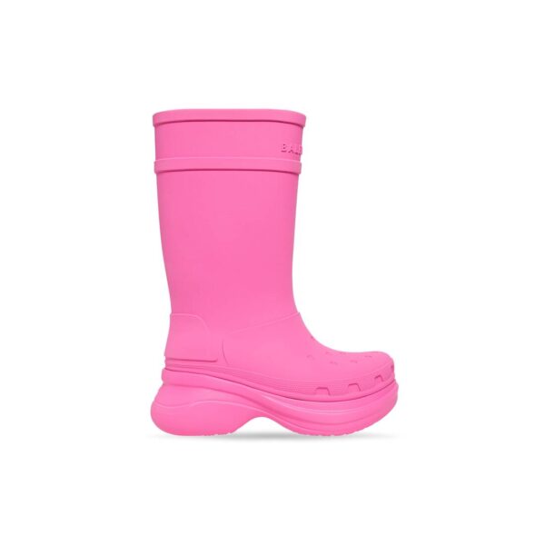 Balenciaga Women’s Crocs Boot in Bright Pink
