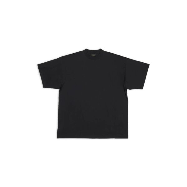 Balenciaga Men T-Shirt Oversized in Black
