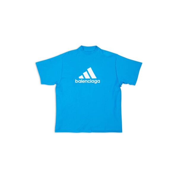Balenciaga x Adidas T-Shirt Oversized in Blue