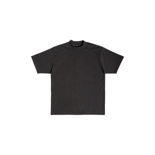 Balenciaga BB Paris Strass T-Shirt Medium Fit In Black Faded
