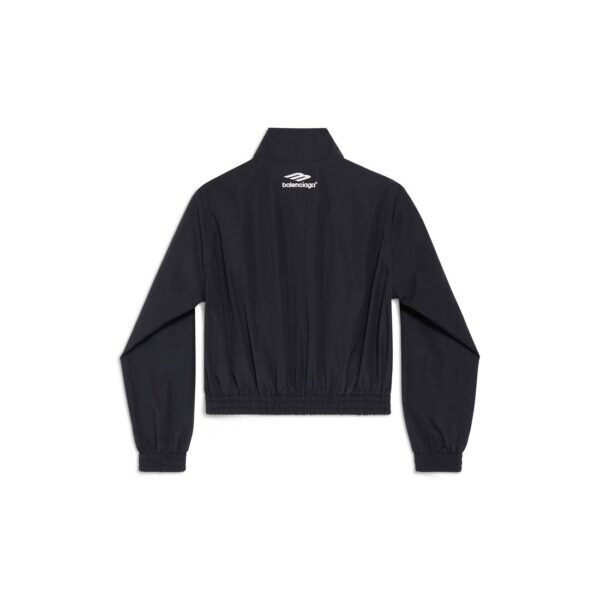 3B SPORTS ICON FITTED TRACKSUIT JACKET IN BLACK